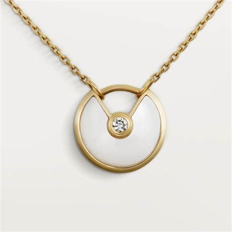 cartier amulette necklace replica|cartier interlocking necklace.